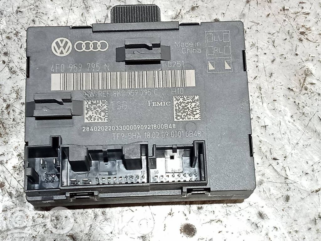 Autres unités de commande / modules   4F0959795N