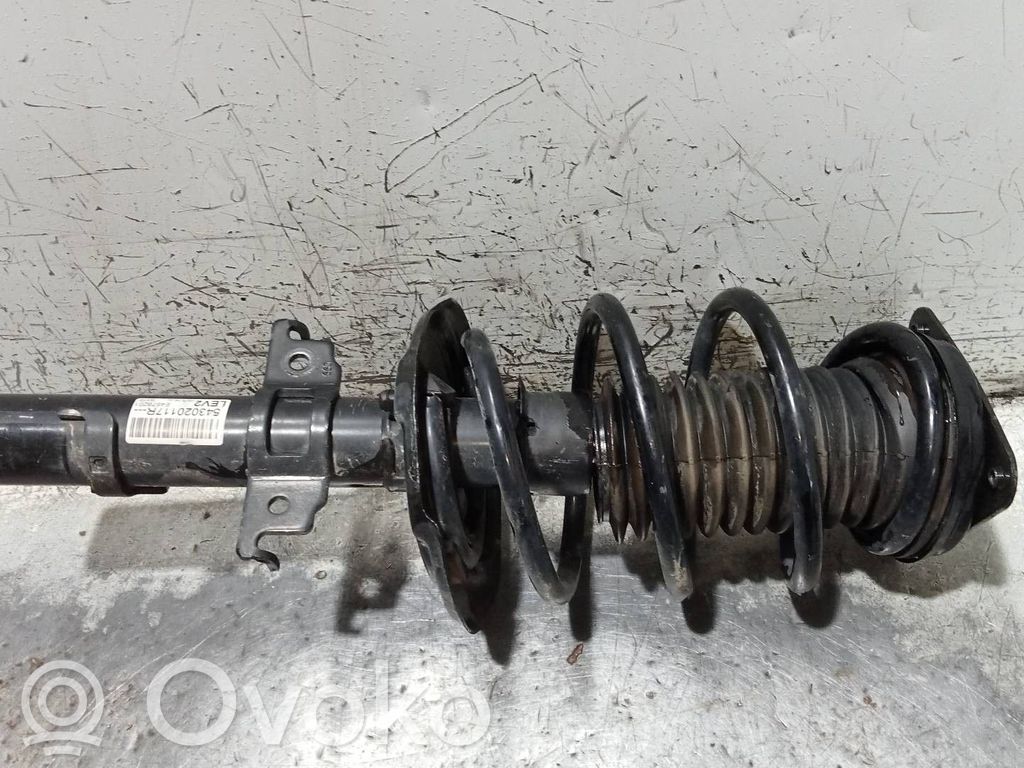 Front shock absorber with coil spring