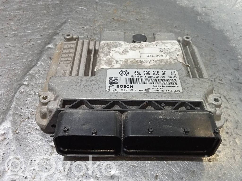 Engine control unit/module   0281017367,03L906018GF,03L907309N