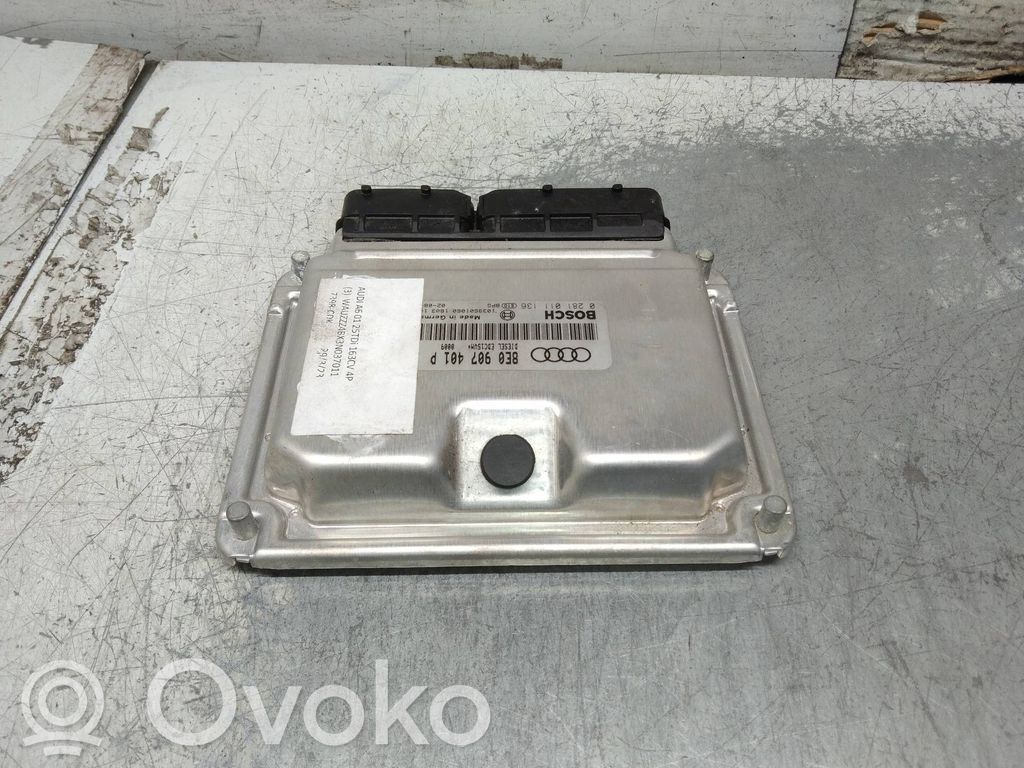 Engine control unit/module   0281011136,8E0907401P,EDC15VM