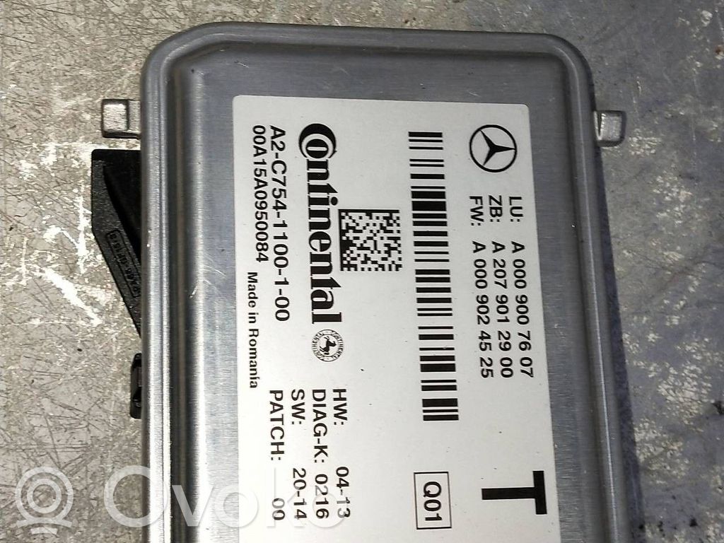 Autres unités de commande / modules   A0009007607,A0009024525