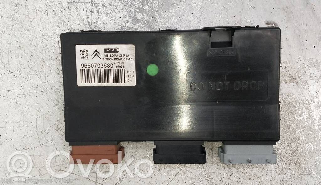 Citroen C6 Seat control module 