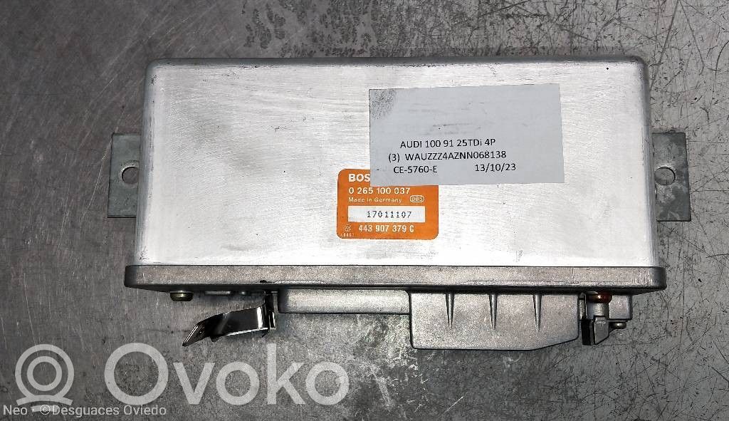 Unidad de control/módulo del ABS   0265100037,443907379C