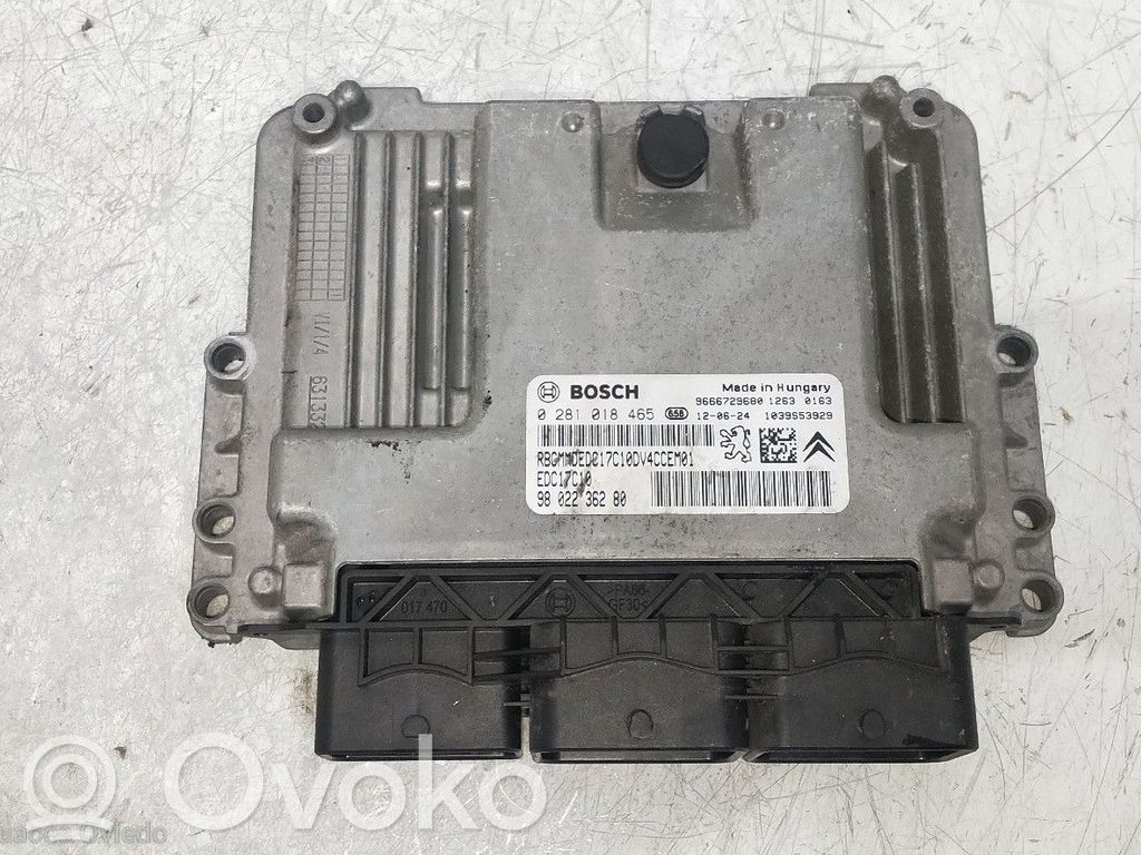 Citroen C3 Engine control unit/module 