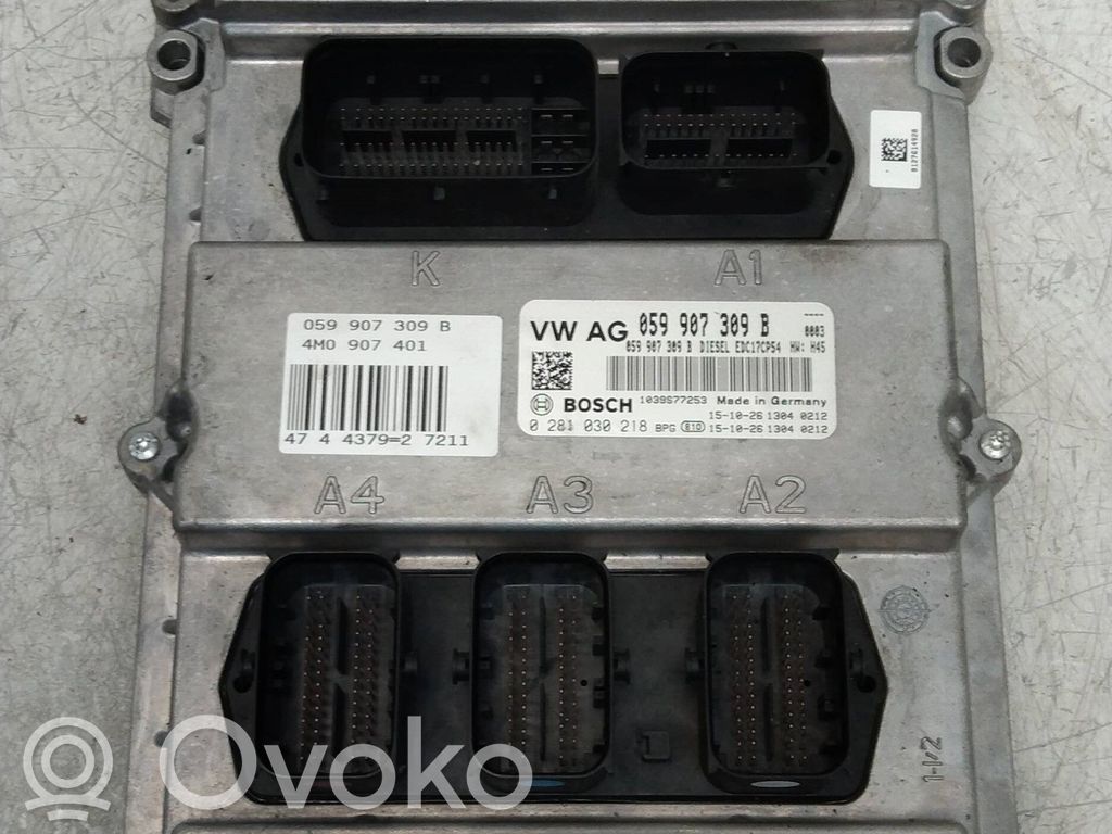 Unidad de control/módulo del motor   0281030218,059907309B