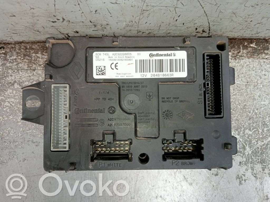 Other control units/modules   A2C92226605,284B18663R
