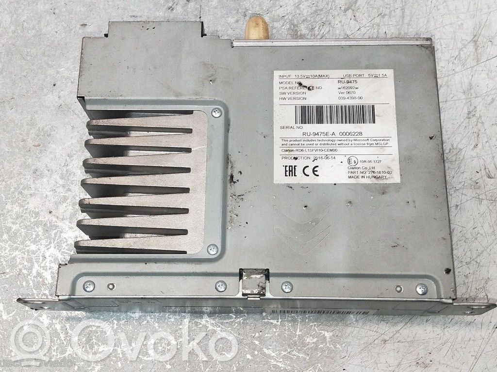 Autres unités de commande / modules   9816209280,RU9475