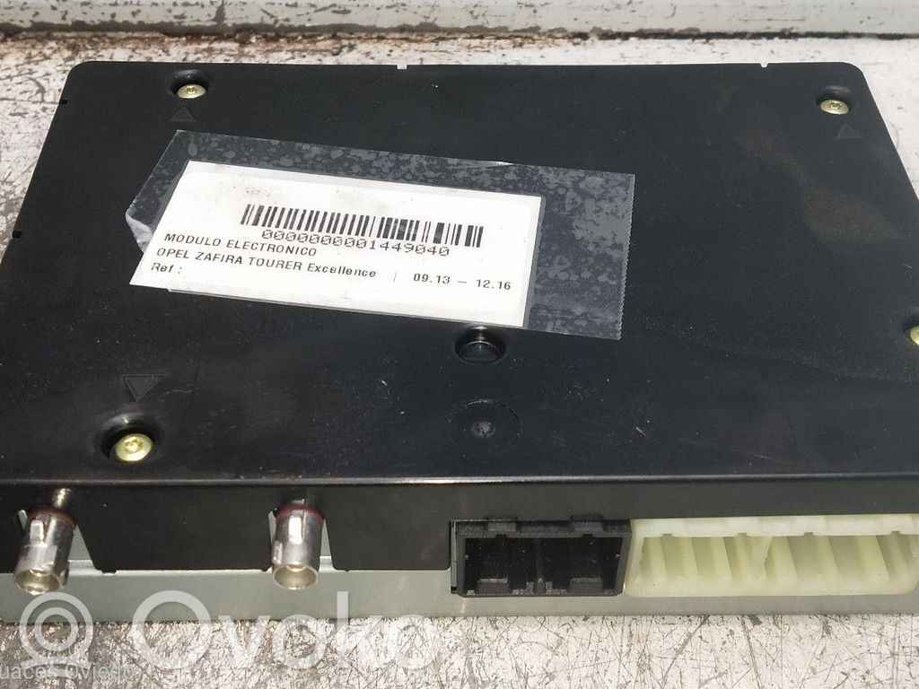 Opel Zafira C Autres unités de commande / modules 