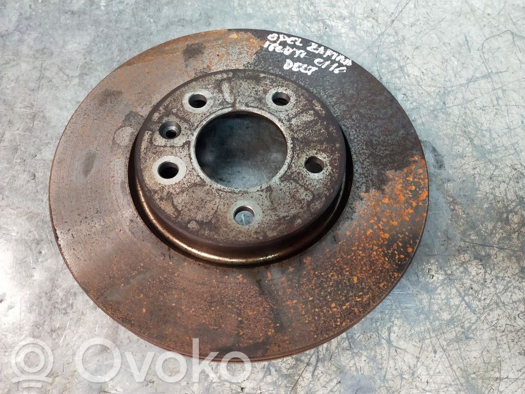 Opel Zafira C Front brake disc 