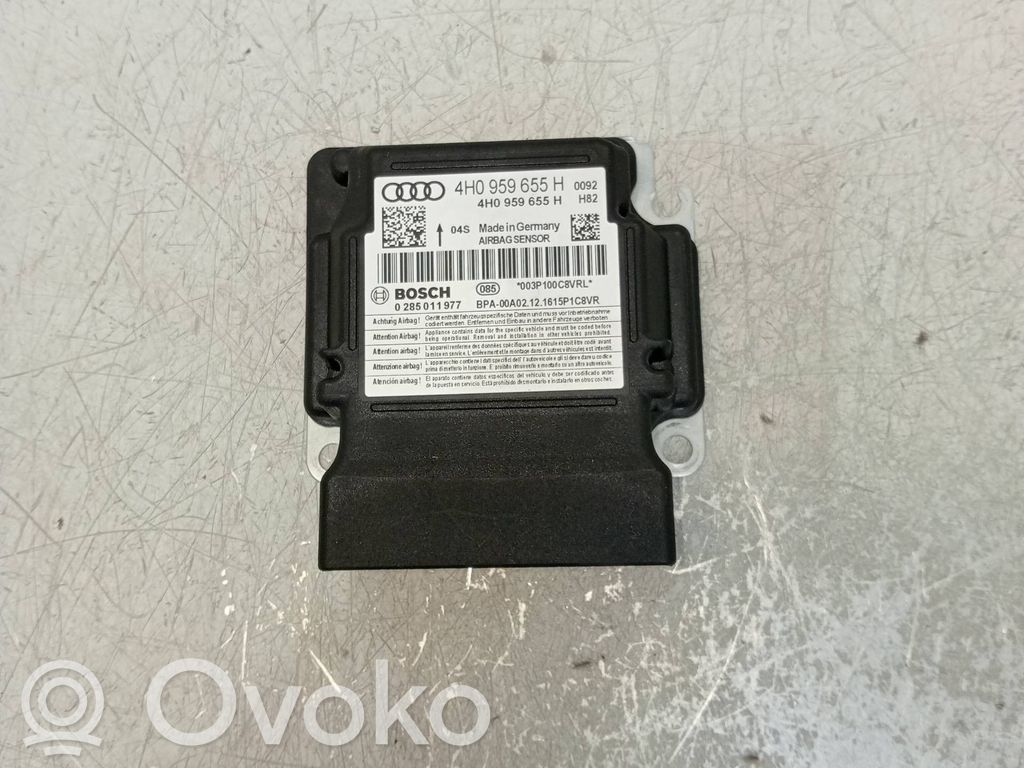 Airbag control unit/module   0285011977,4H0959655H