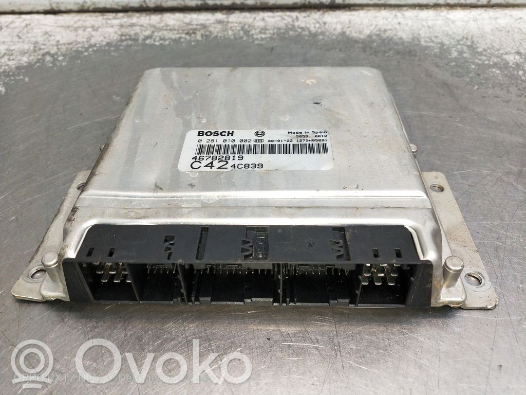 Engine control unit/module   46782819C424C839,0281010002,1279H05691