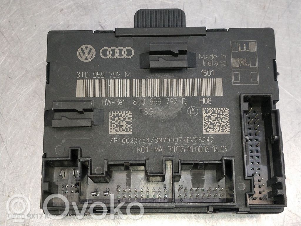 Autres unités de commande / modules   8T0959792M