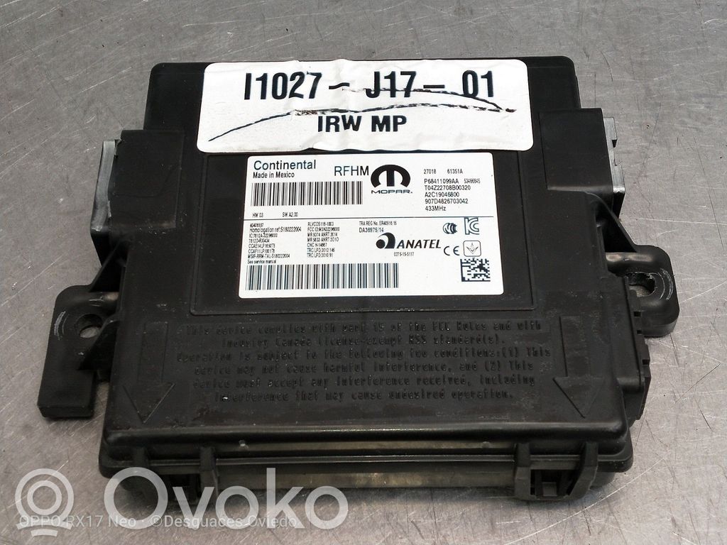 Jeep Compass Other control units/modules 
