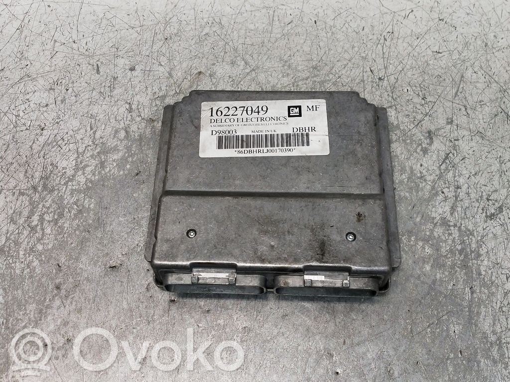 Engine control unit/module   16227049,D98003