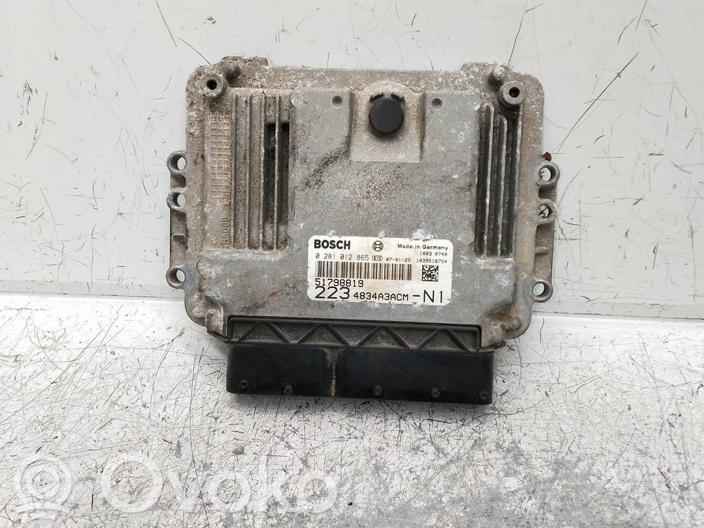 Fiat Doblo Engine control unit/module 