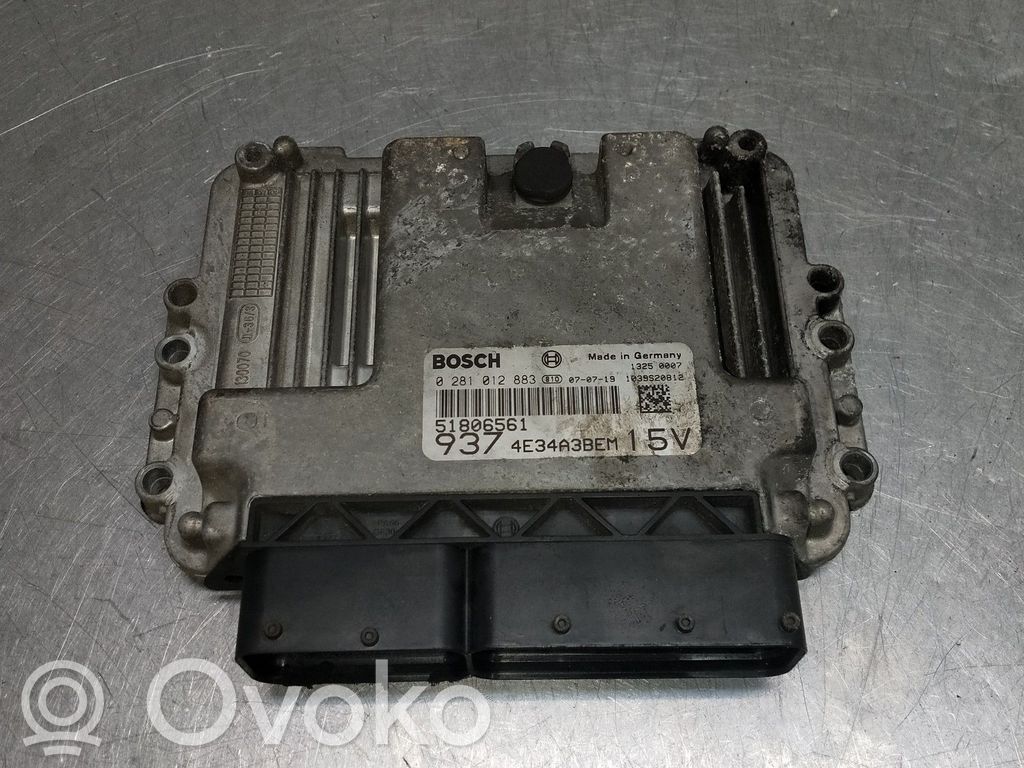Engine control unit/module   0281012883,51806561937,4E34ABEM
