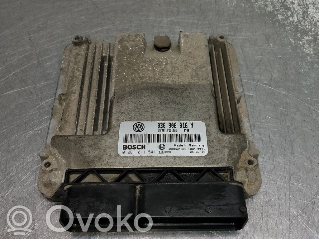 Engine control unit/module   0281011541,03G906016N