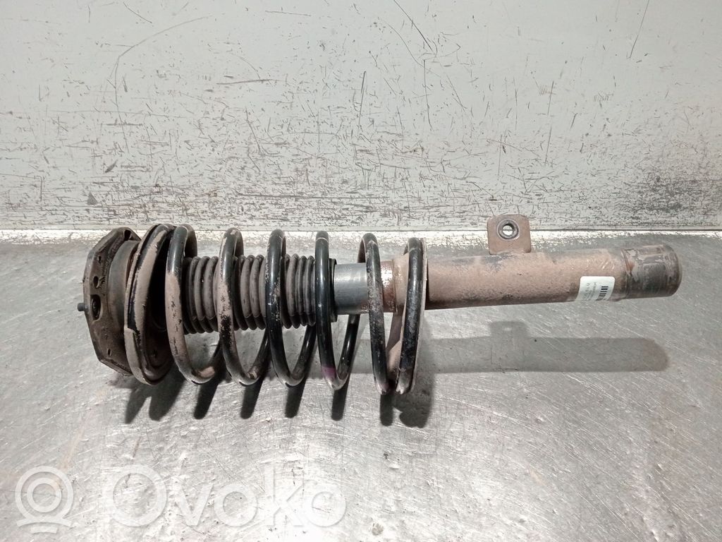 Front shock absorber with coil spring
