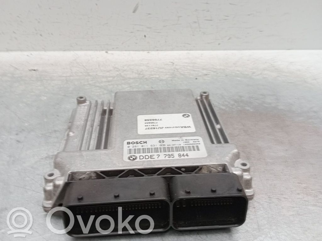 Unidad de control/módulo del motor   0281011631,7795844,1039S06340