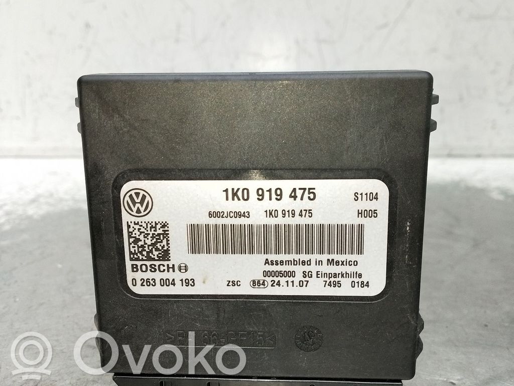 Other control units/modules   1K0919475