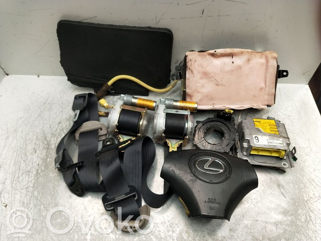 Lexus GS 300 400 430 Poduszki powietrzne Airbag / Komplet 
