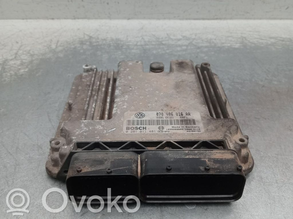 Engine control unit/module   0281011481,070906016AA