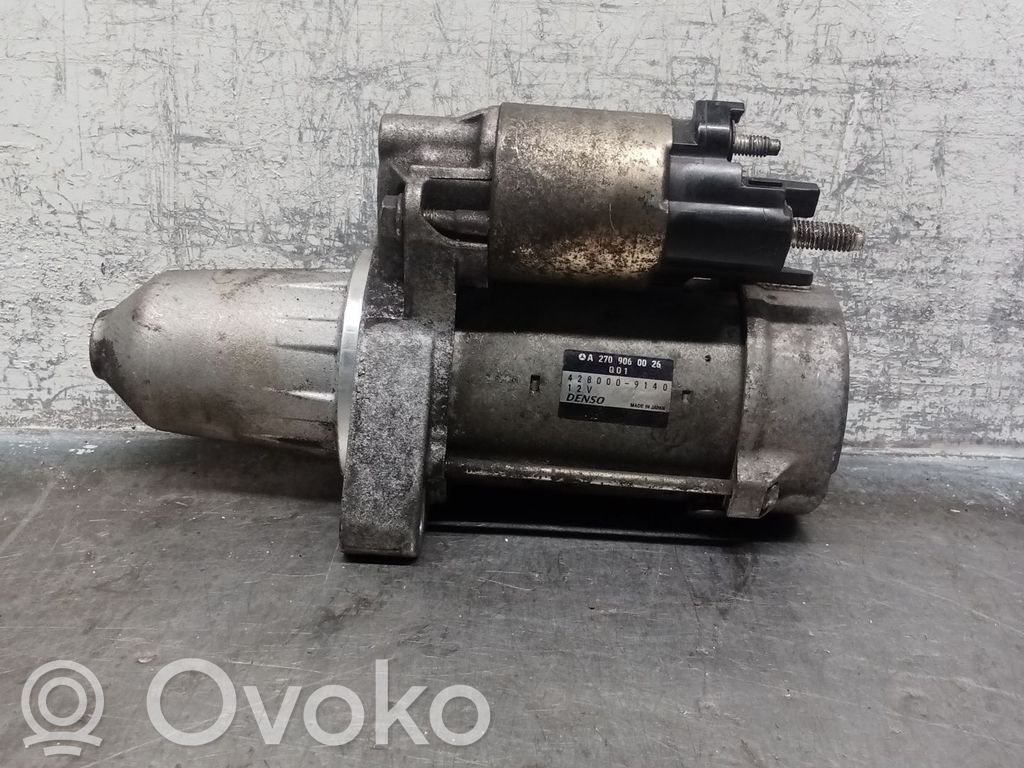 Motor de arranque   A2709060026,4280009140,DENSO