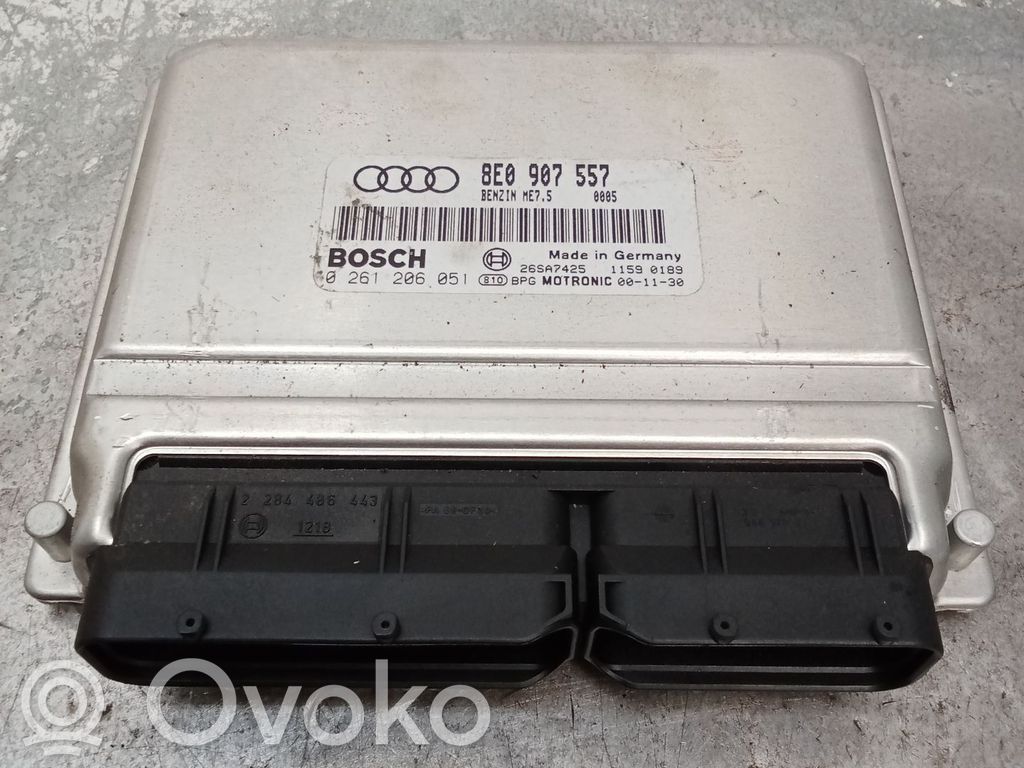 Engine control unit/module   8E0907557,0261206051