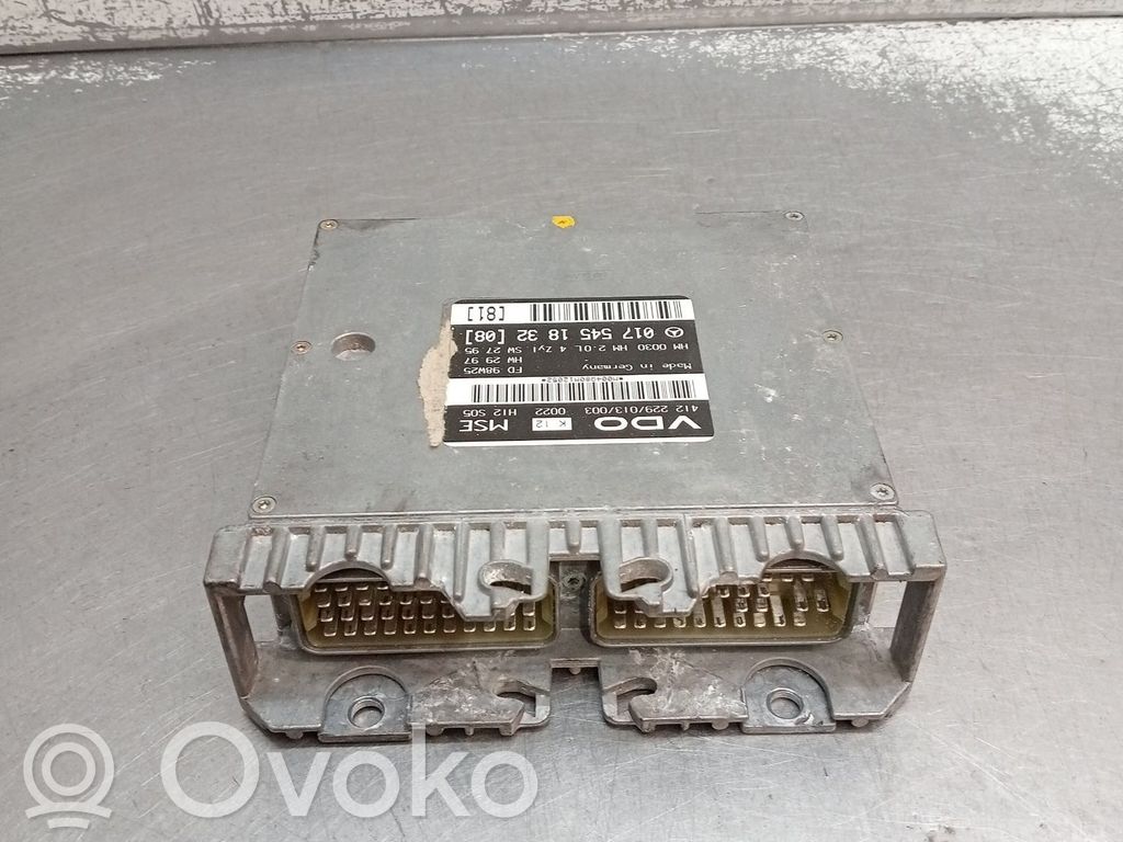 Mercedes-Benz E W210 Unidad de control/módulo del motor 