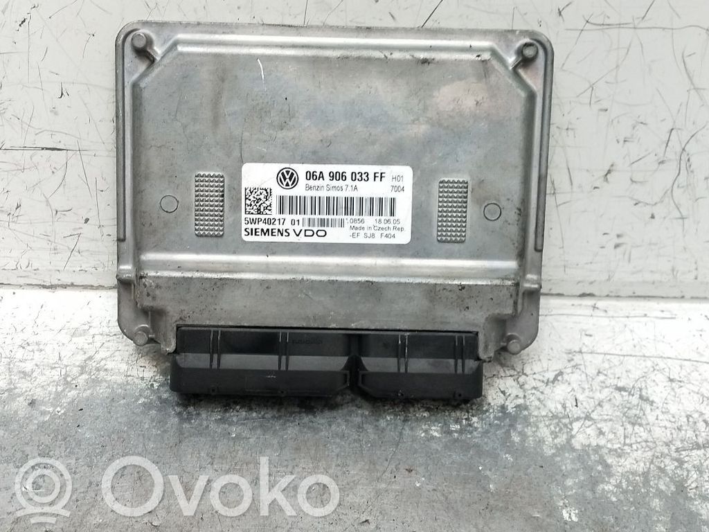 Engine control unit/module   06A906033FF,5WP4021701
