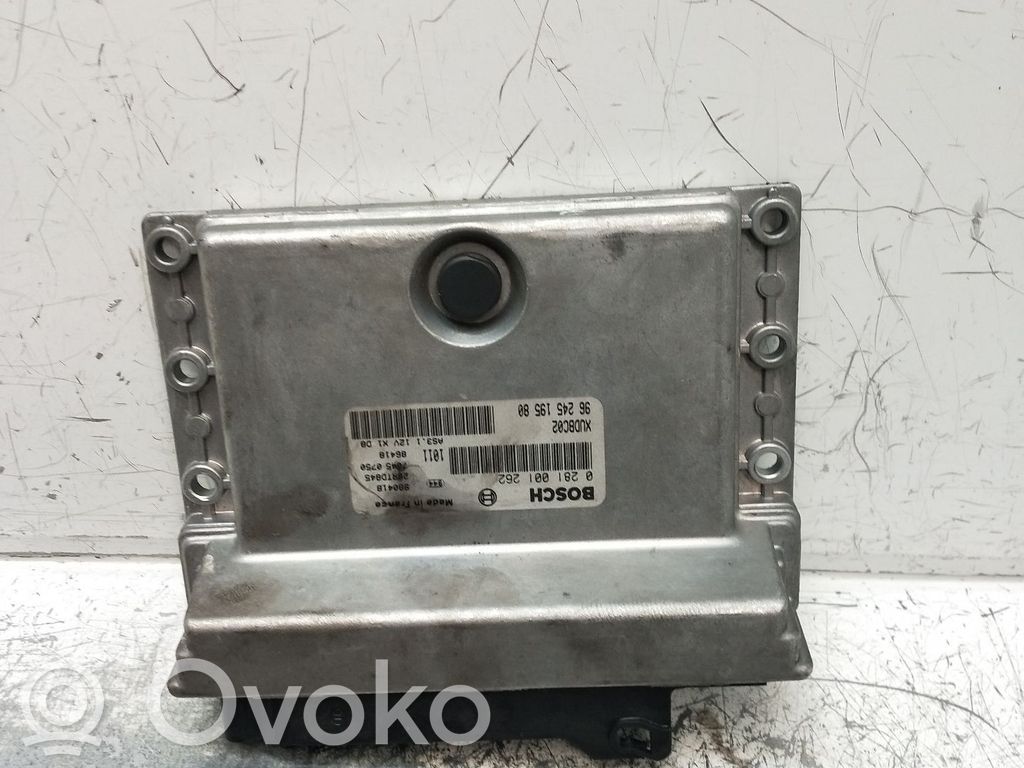 Engine control unit/module   0281001262,9624519580