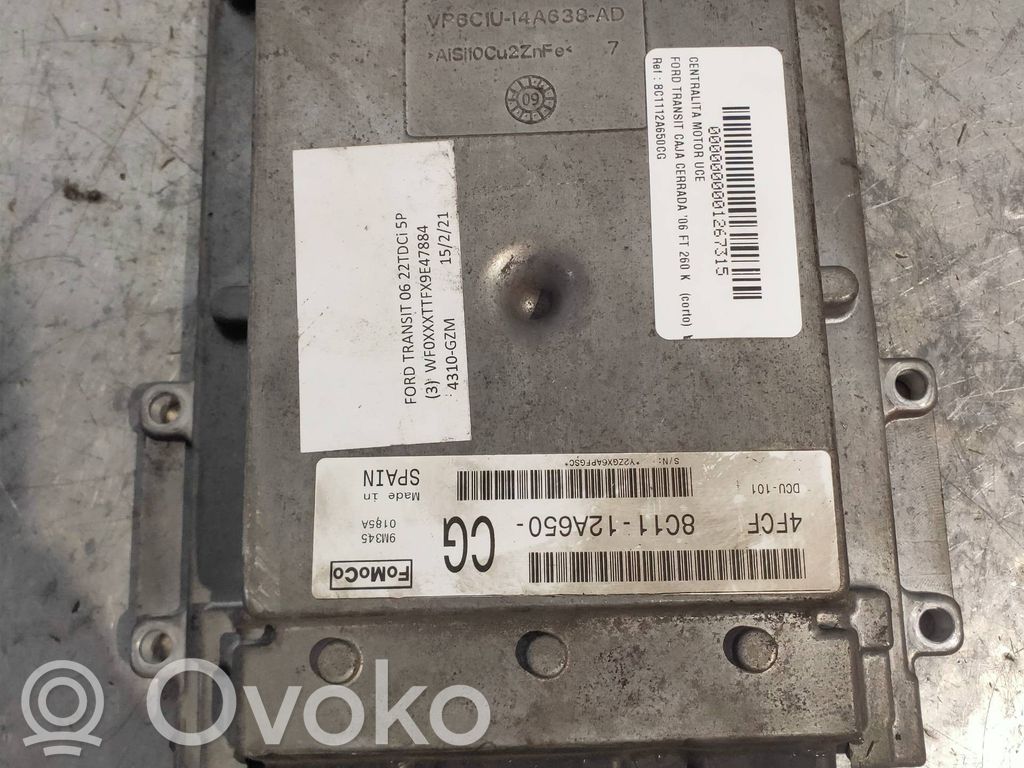 Engine control unit/module   8C1112A650CG,4FCF,FOMOCO