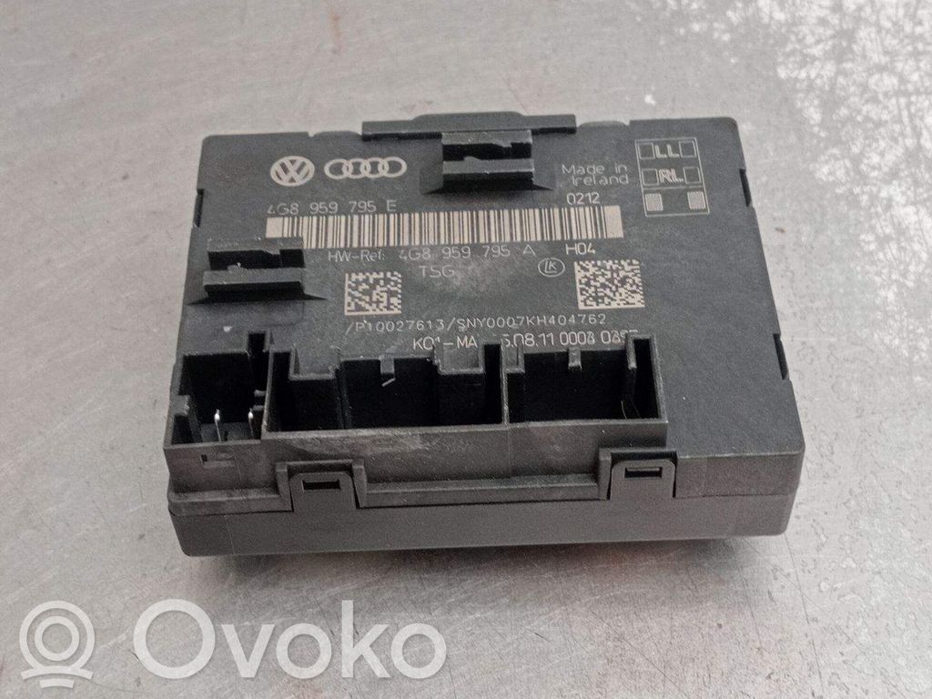 Audi A7 S7 4G Muut ohjainlaitteet/moduulit 