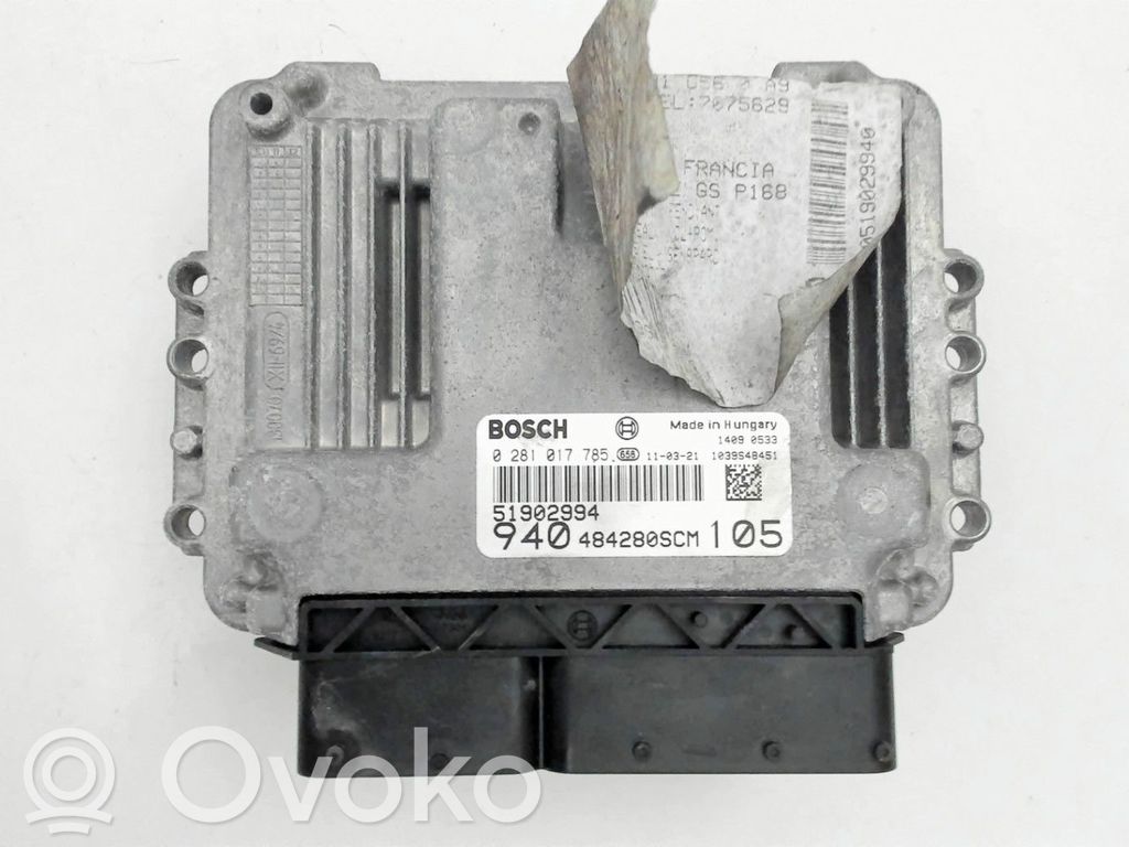 Alfa Romeo Giulietta Engine control unit/module 