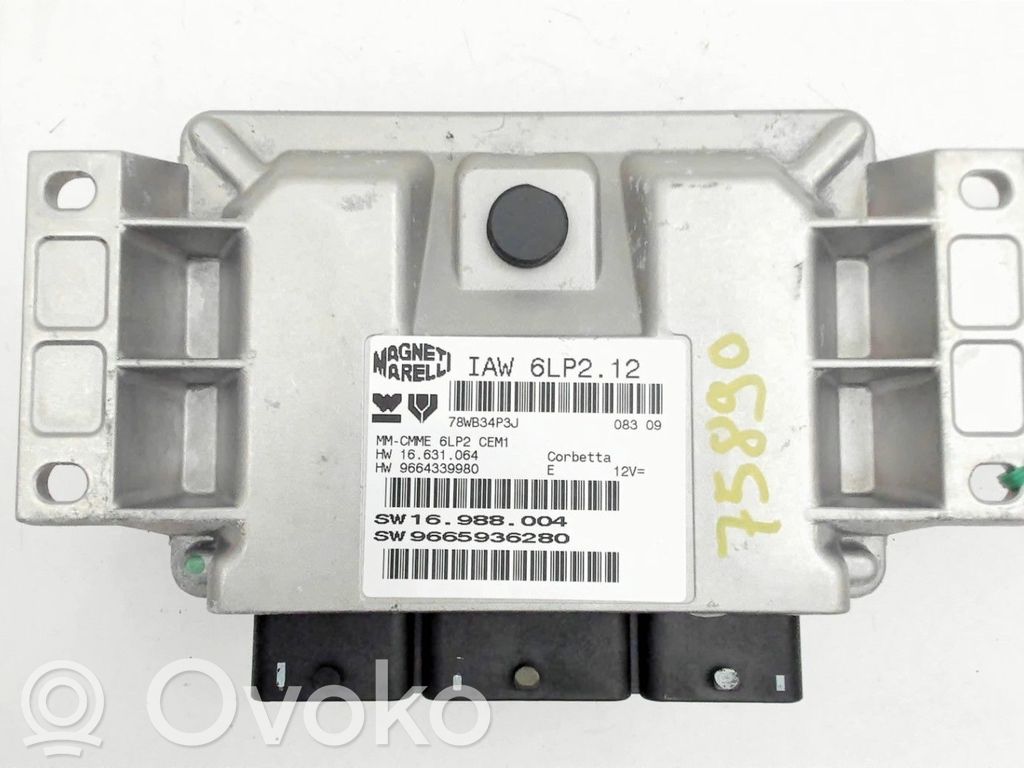 Citroen C4 I Engine control unit/module 