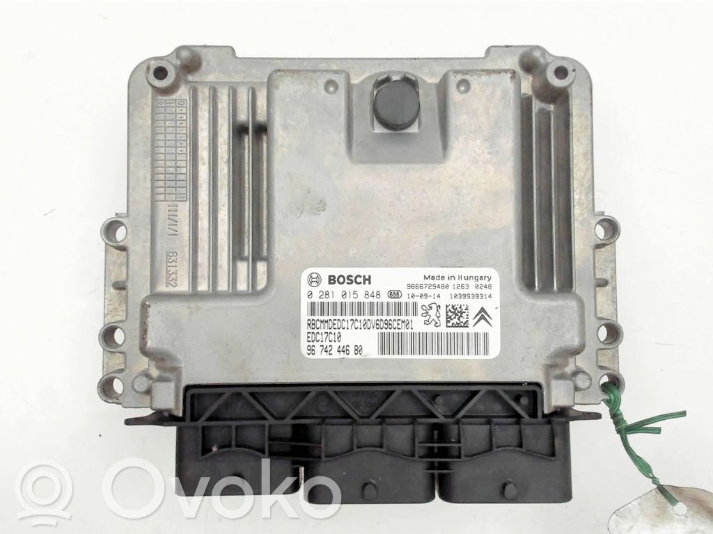 Citroen DS3 Engine control unit/module 