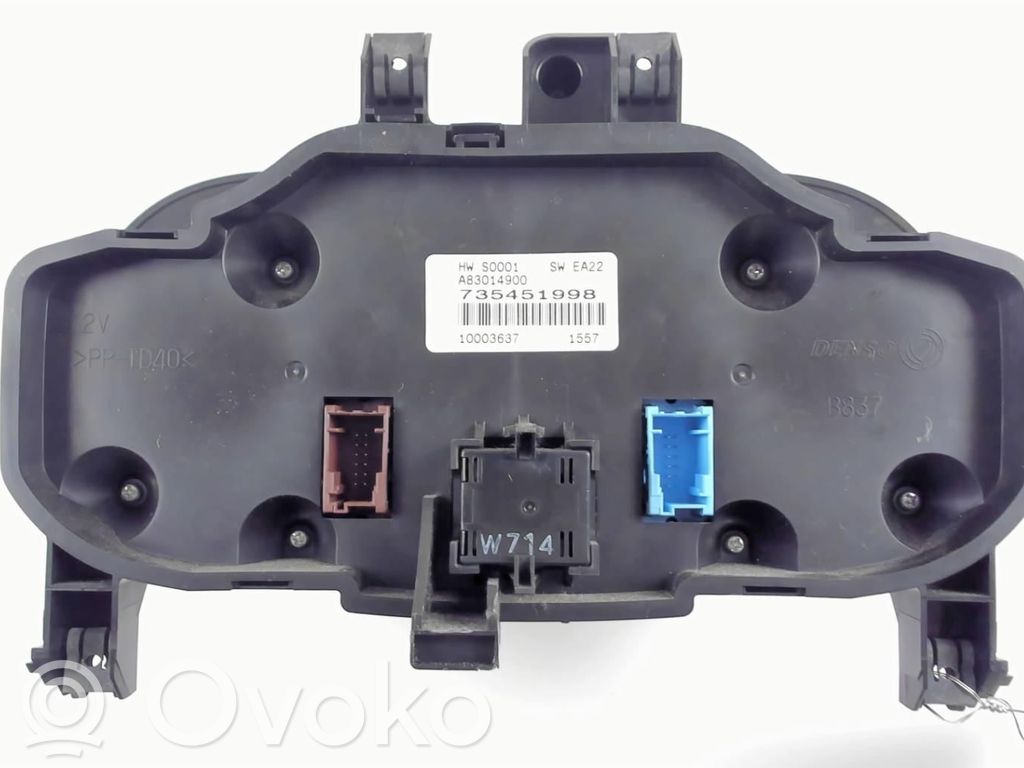 Fiat 500 Climate control unit 
