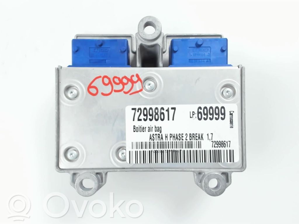 Opel Astra H Airbag control unit/module 