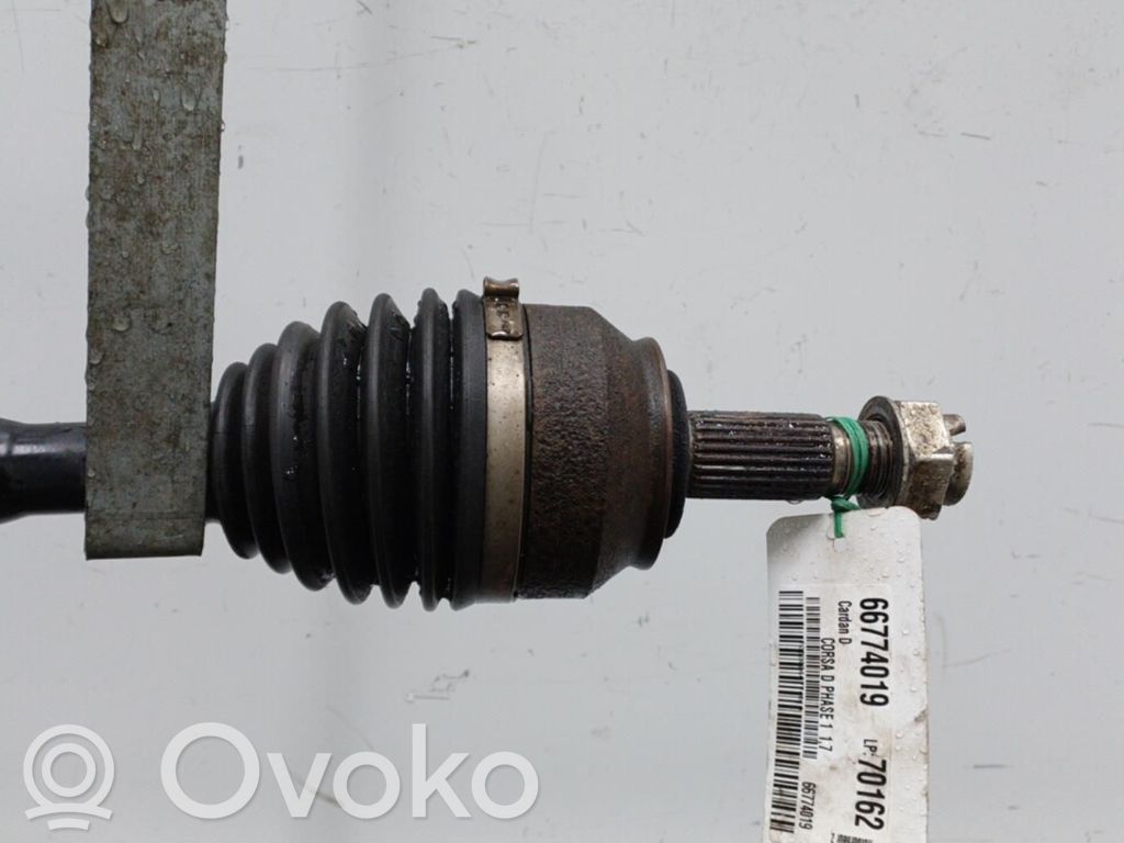 Opel Corsa D Eje de transmisión delantero 