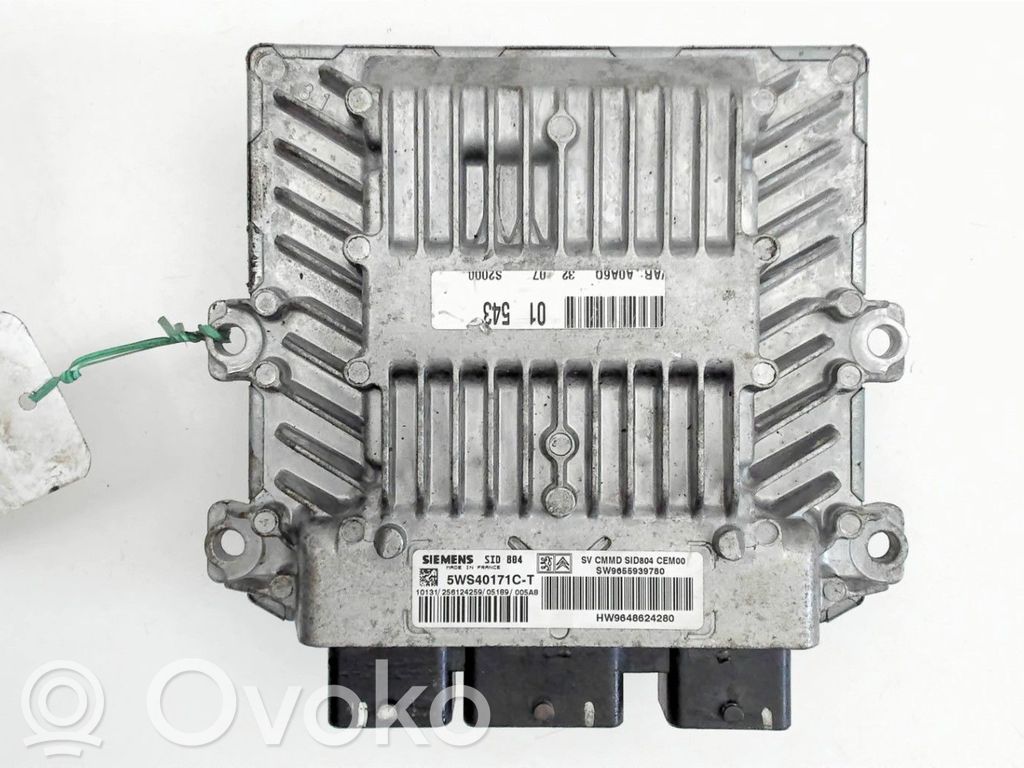 Peugeot 1007 Engine control unit/module 