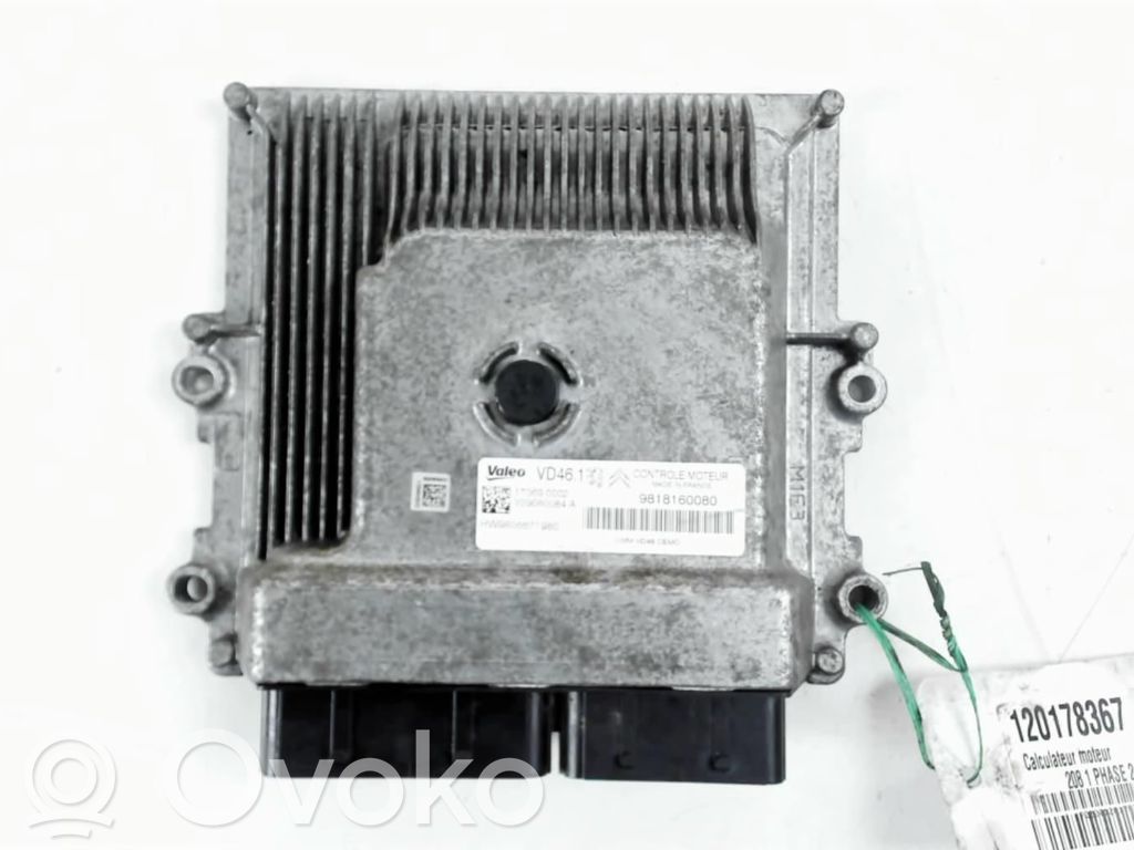 Peugeot 208 I Engine control unit/module 