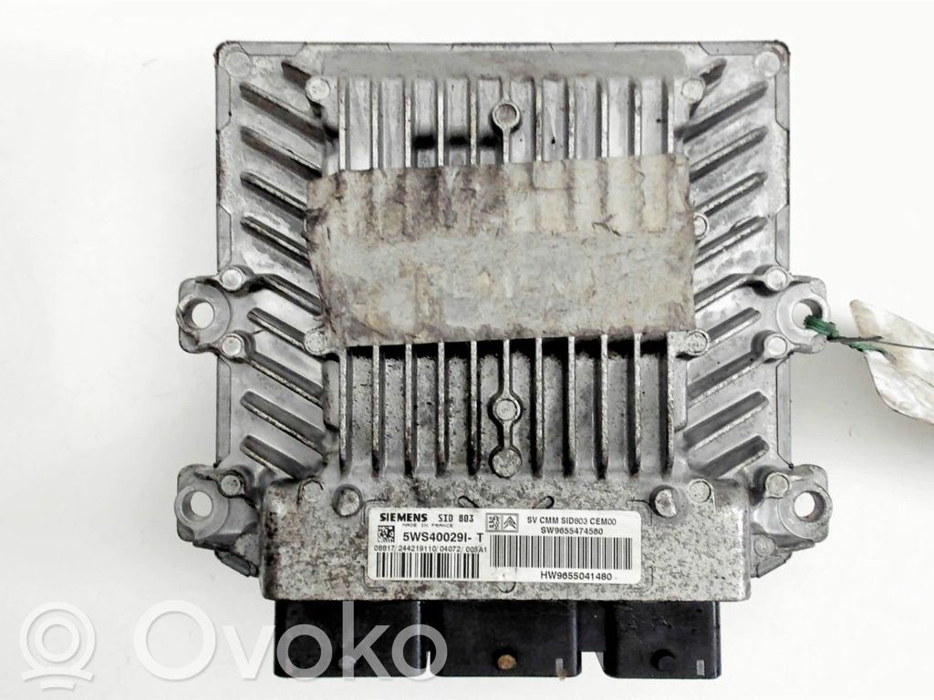Peugeot 307 Engine control unit/module 