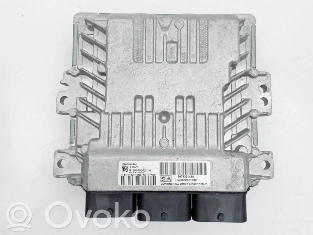 Peugeot 308 Engine control unit/module 
