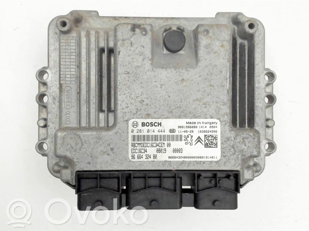 Peugeot Bipper Engine control unit/module 