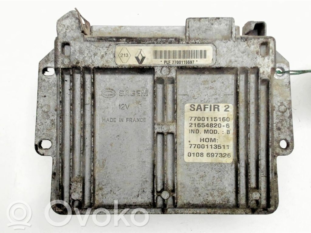 Renault Clio II Engine control unit/module 