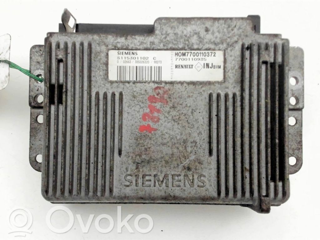 Renault Clio II Engine control unit/module 