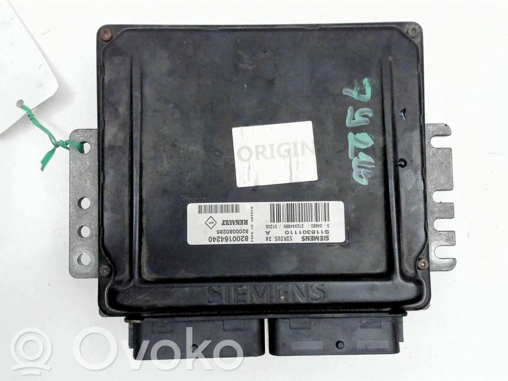 Renault Clio II Engine control unit/module 