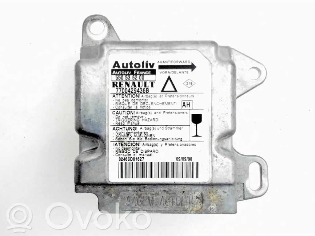 Renault Laguna I Airbag control unit/module 