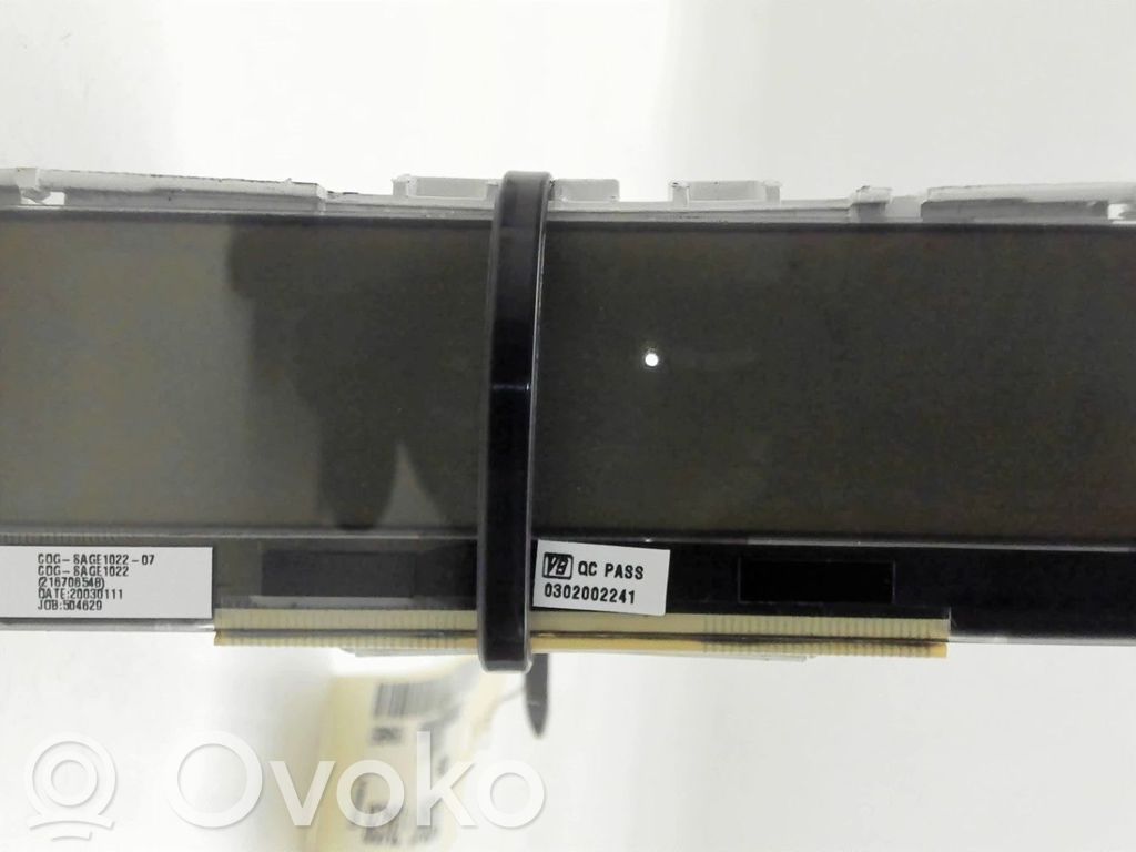 Renault Vel Satis Monitor/display/piccolo schermo 
