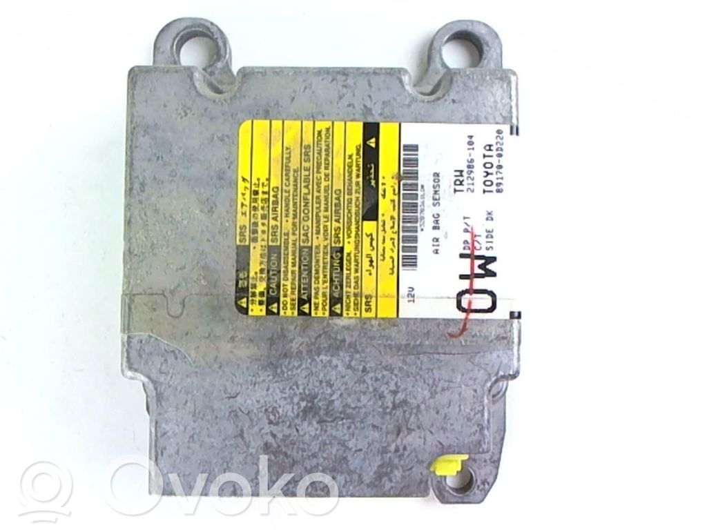 Toyota Yaris Sterownik / Moduł Airbag 